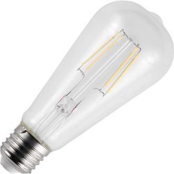 Foto van Spl rustikalamp led filament helder 4,5w (vervangt 50w) grote fitting e27