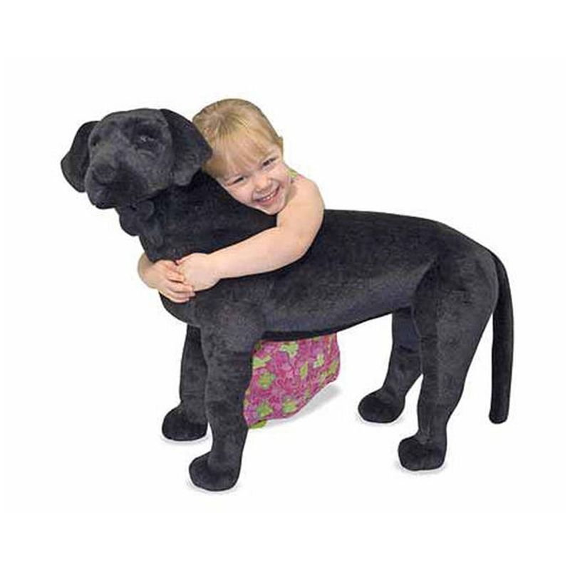 Foto van Melissa & doug - zwarte labrador pluche