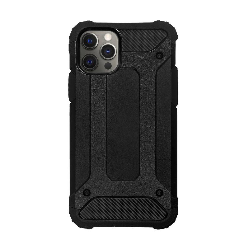 Foto van Bmax classic armor phone case iphone 11 pro - black/zwart