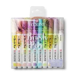 Foto van Ecoline brush pen | talens | pastel | 10 stuks