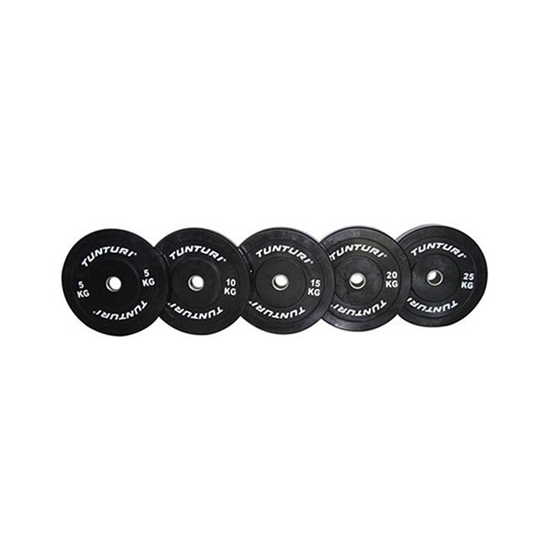 Foto van Tunturi bumper plate 10kg black