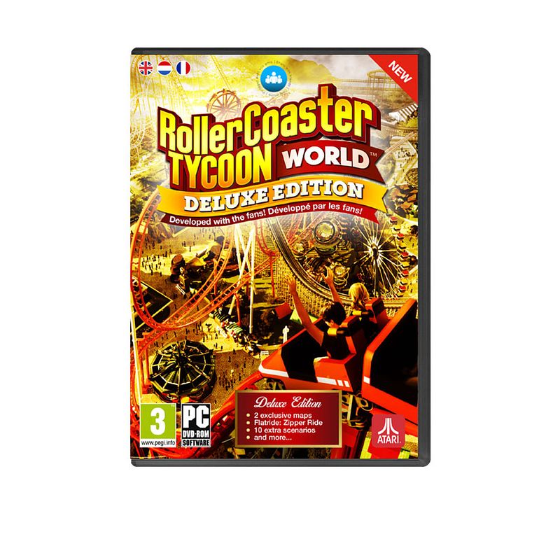 Foto van Pc rollercoaster tycoon world deluxe edition