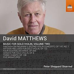 Foto van Music for solo violin, volume two - cd (5060113443090)