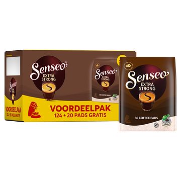 Foto van Senseo extra strong voordeel omdoos 4 x 36 stuks bij jumbo