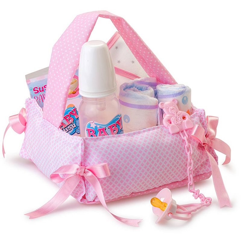 Foto van Berjuan babypop-accessoires meisjes 38 cm polyester roze