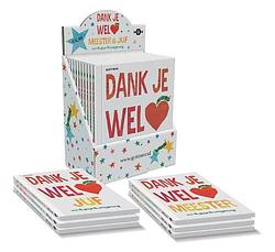 Foto van Display dank je wel, juf/meester - rupsje nooitgenoeg - eric carle - pakket (9789025776374)