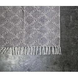 Foto van Hsm collection vloerkleed varde - grijs - 90x60 cm - leen bakker