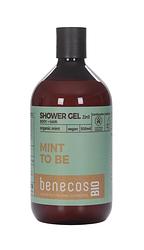 Foto van Benecos mint 2-in-1 body and hair shower gel