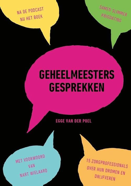 Foto van Geheelmeesters gesprekken - egge van der poel - paperback (9789464813098)