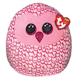 Foto van Ty squish a boo - pinky owl - 31 cm - knuffel