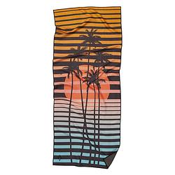 Foto van Nomadix badhanddoek sunset 75 x 180 cm polyester geel/zwart