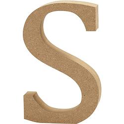 Foto van Creotime houten letter s 8 cm