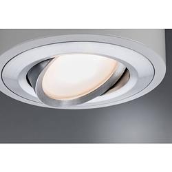 Foto van Paulmann 79708 argun led-plafondlamp 4.8 w aluminium (geborsteld), wit (mat)