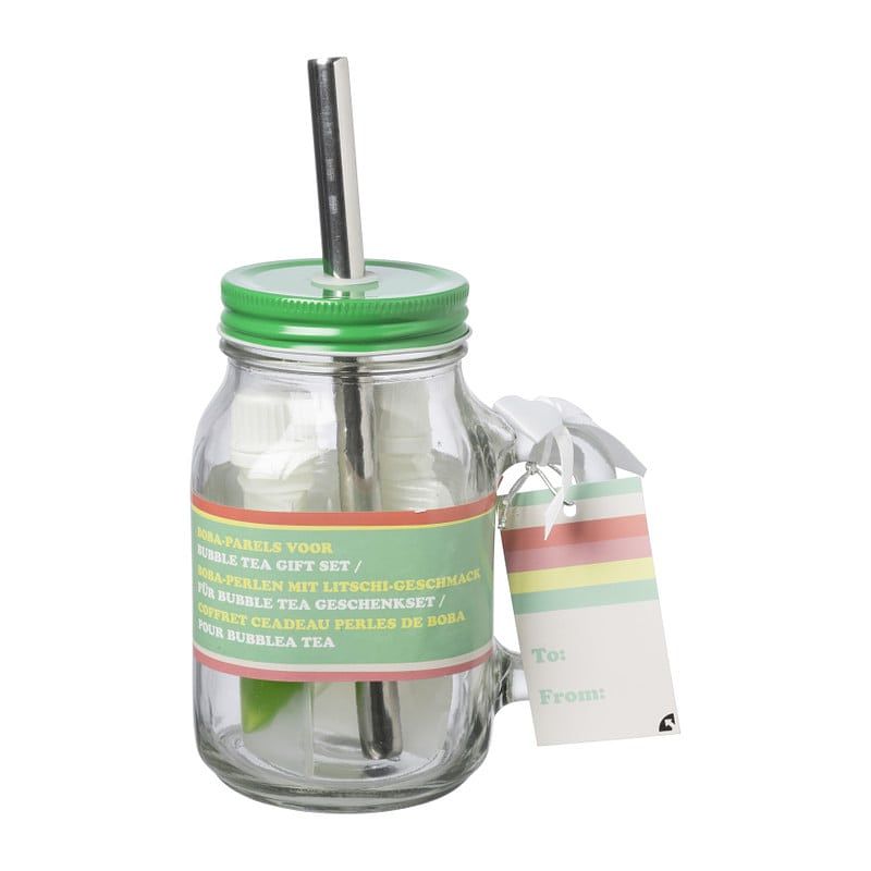 Foto van Bubble tea giftset - groen