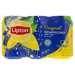 Foto van Lipton original ice tea sparkling met theeextract 6 x 330ml bij jumbo