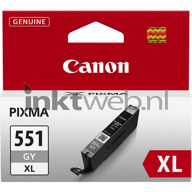 Foto van Canon cli-551xl grijs cartridge