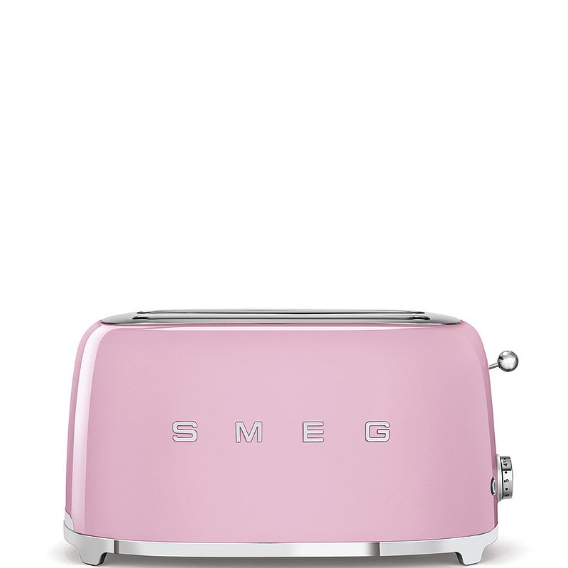 Foto van Smeg tsf02pkeu broodrooster roze