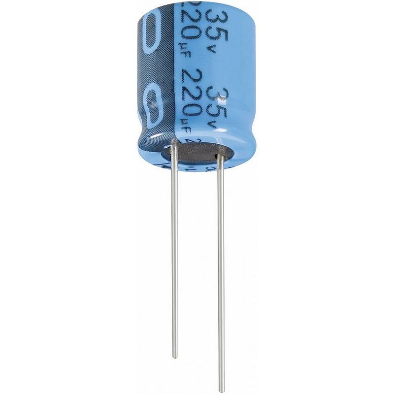 Foto van Jianghai ecr1ept102mff501020 elektrolytische condensator radiaal bedraad 5 mm 1000 µf 25 v 20 % (ø x h) 10 mm x 20 mm 1 stuk(s)