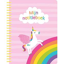 Foto van Deltas mijn notitieboek - unicorn pink