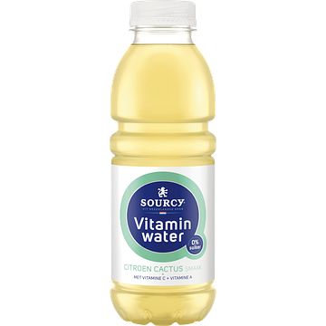 Foto van Sourcy vitaminwater citroen cactus smaak 0,5 liter bij jumbo