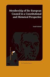 Foto van Membership of the european council in a constitutional and historical perspective - david nederlof - paperback (9789462512214)