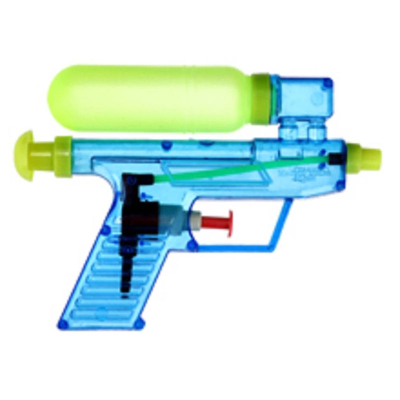 Foto van Waterpistool/waterpistolen blauw 15 cm - waterpistolen