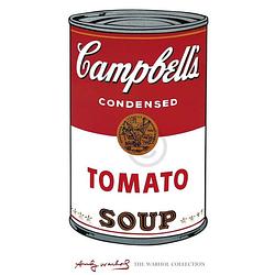 Foto van Andy warhol - campbell's soup i kunstdruk 60x100cm