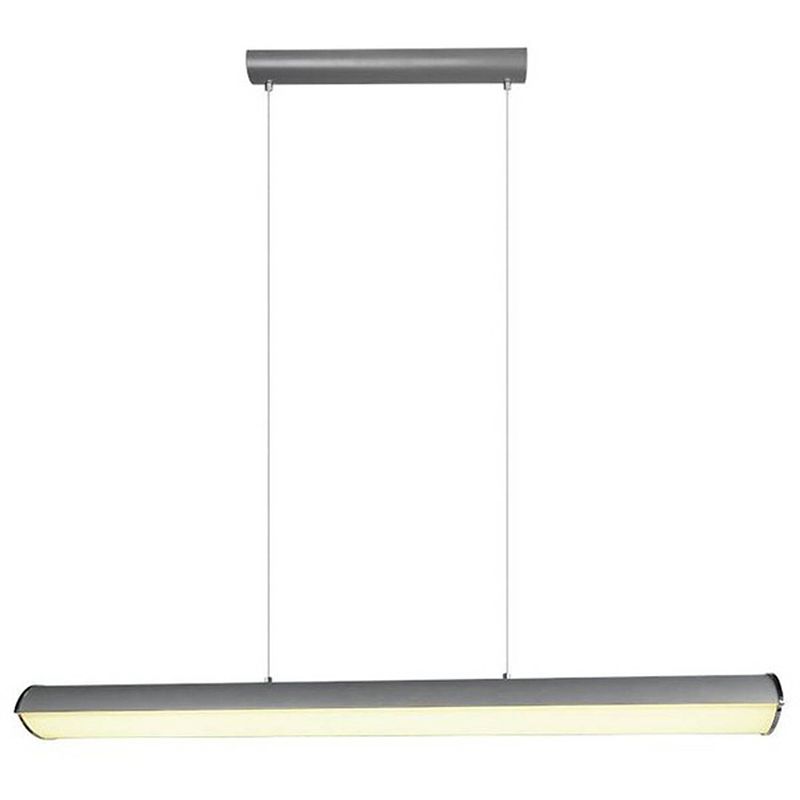 Foto van Led hanglamp - trion coventa - 35w - aanpasbare kleur - dimbaar - rechthoek - mat zwart - aluminium