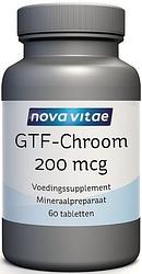Foto van Nova vitae gtf chromium tabletten 60st