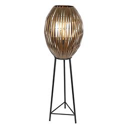 Foto van Light & living kyomi staande lamp goud