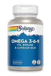 Foto van Solaray omega 3-6-9 softgels