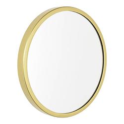 Foto van Loft42 mirror spiegel rond s goud - metaal - ø35
