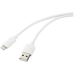 Foto van Renkforce apple ipad/iphone/ipod aansluitkabel [1x usb-a 2.0 stekker - 1x apple dock-stekker lightning] 1.00 m wit