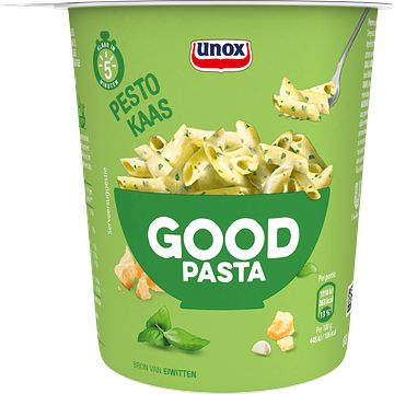 Foto van Unox good pasta kaas pesto 68g bij jumbo