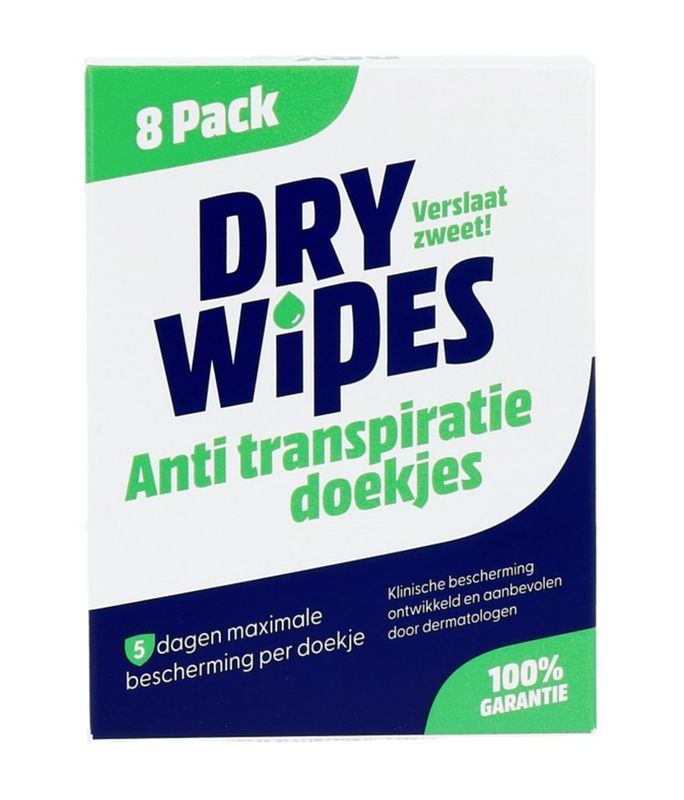 Foto van Drywipes antitranspiratie doekjes