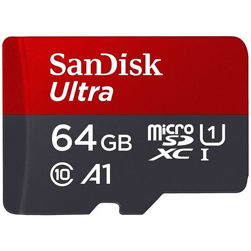 Foto van Sandisk microsd-kaart 64gb