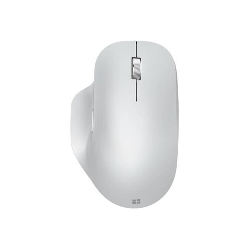 Foto van Microsoft bluetooth ergonomische muis - ergonomische bluetooth muis - ice grey