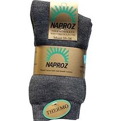 Foto van Naproz thermo sokken grijs maat 39-42 3 paar
