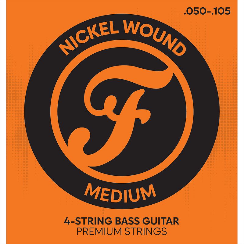 Foto van Fazley bpnw50105 premium nickel wound bass guitar strings medium snarenset voor elektrische basgitaar