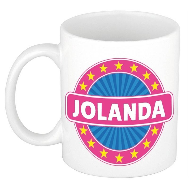 Foto van Jolanda naam koffie mok / beker 300 ml - namen mokken