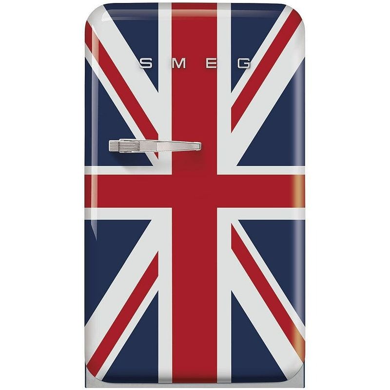 Foto van Smeg fab10rduj6 union jack koelkast zonder vriesvak blauw