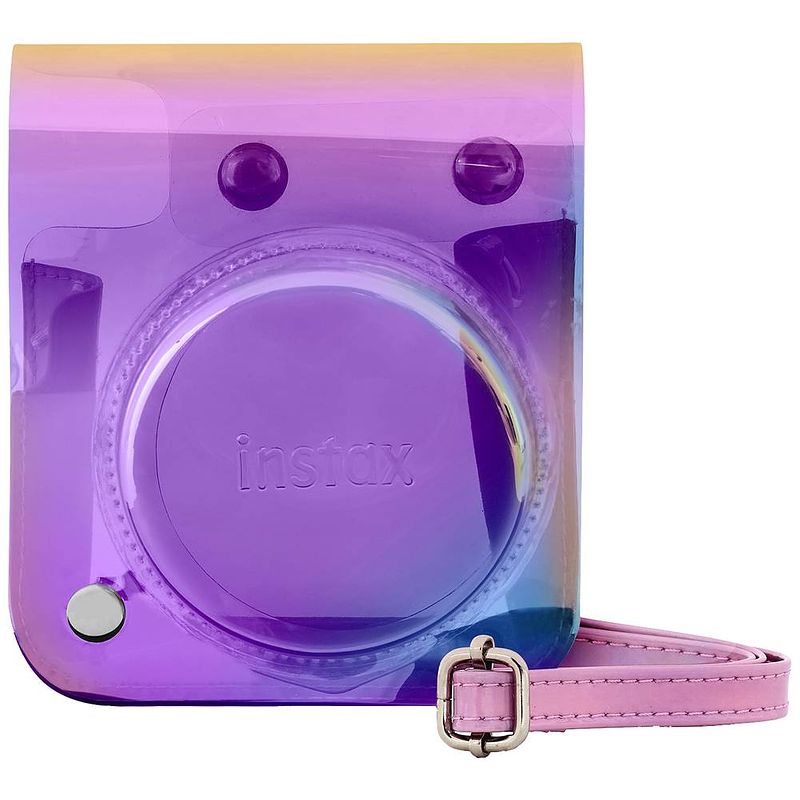 Foto van Fujifilm instax mini 12 camera case iridescent cameratas iridescent
