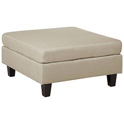 Foto van Beliani fevik - hocker-beige-polyester