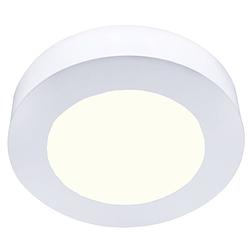 Foto van Led downlight slim pro - aigi strilo - opbouw rond 6w - natuurlijk wit 4000k - mat wit - kunststof