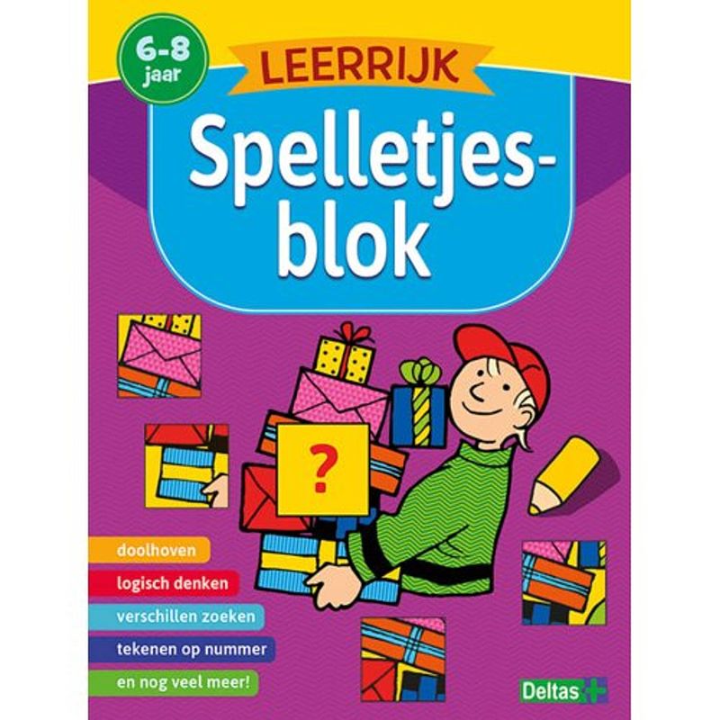 Foto van Spelletjesblok 6-8 jr - leerrijk