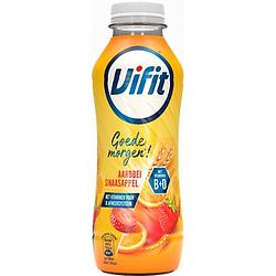 Foto van Vifit goedemorgen! drinkzuivel aardbei/sinaasappel 400ml bij jumbo