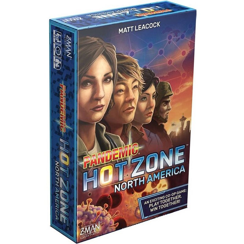 Foto van Z-man games bordspel pandemic: hot zone north america (en)