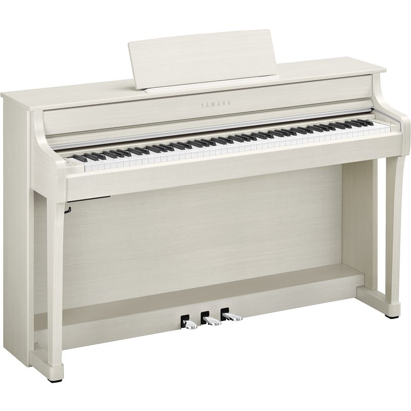 Foto van Yamaha clp-835 wb digitale piano wit berk