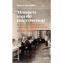 Foto van Mannen van de microscoop