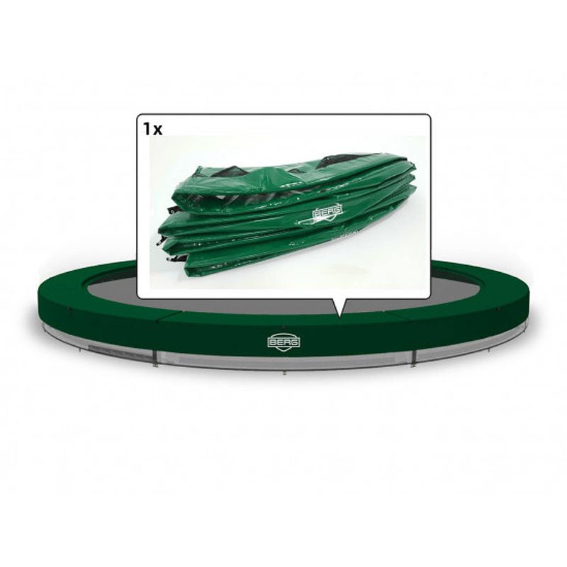 Foto van Berg trampoline beschermrand elite - inground - 330 cm - groen